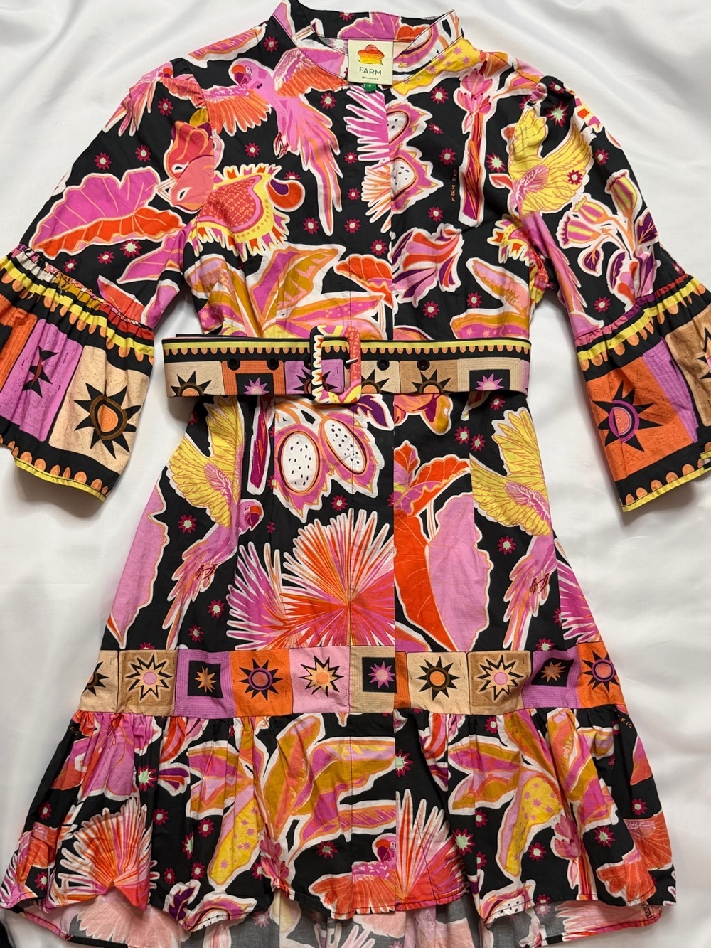Farm Rio Enchanted Nature Dress - Picture 3 of 4
